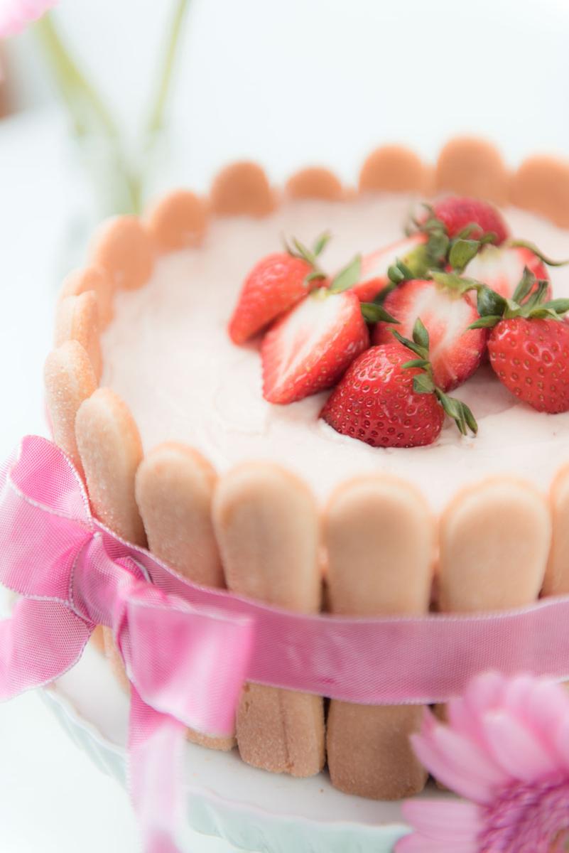 Rezeptbild: Erdbeer Charlotte