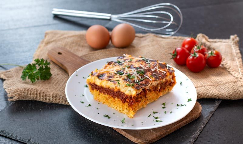 Rezeptbild: Pastitsio (Παστίτσιο) [Griechischer Nudelauflauf]