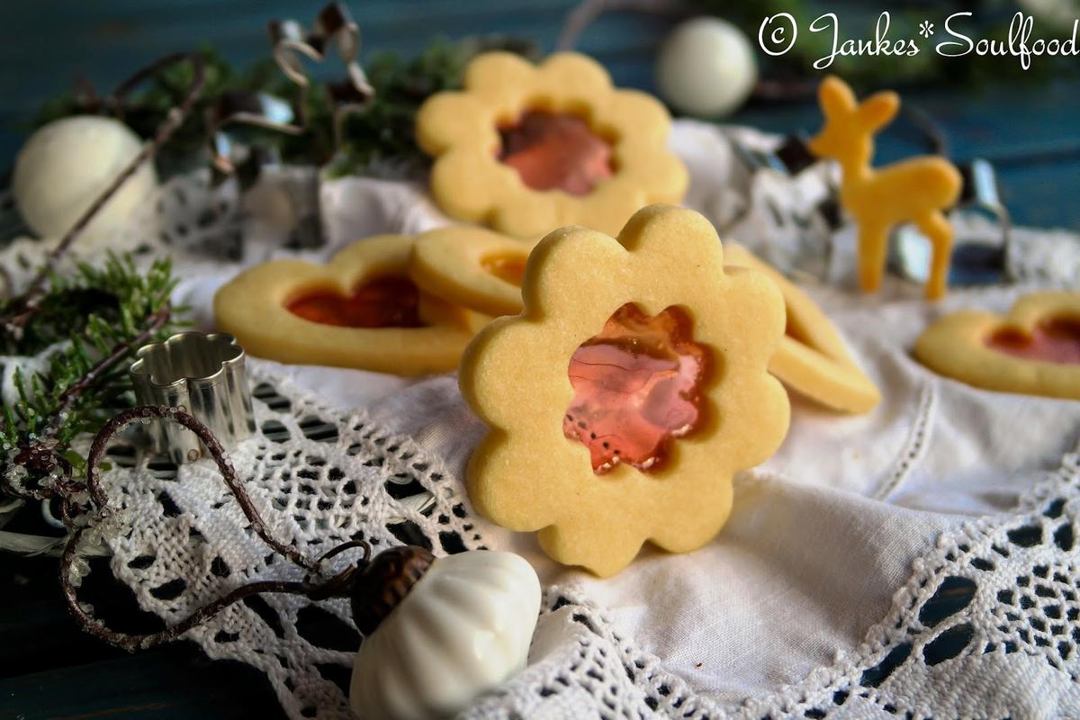 Rezeptbild: Kirchenfenster-Plätzchen