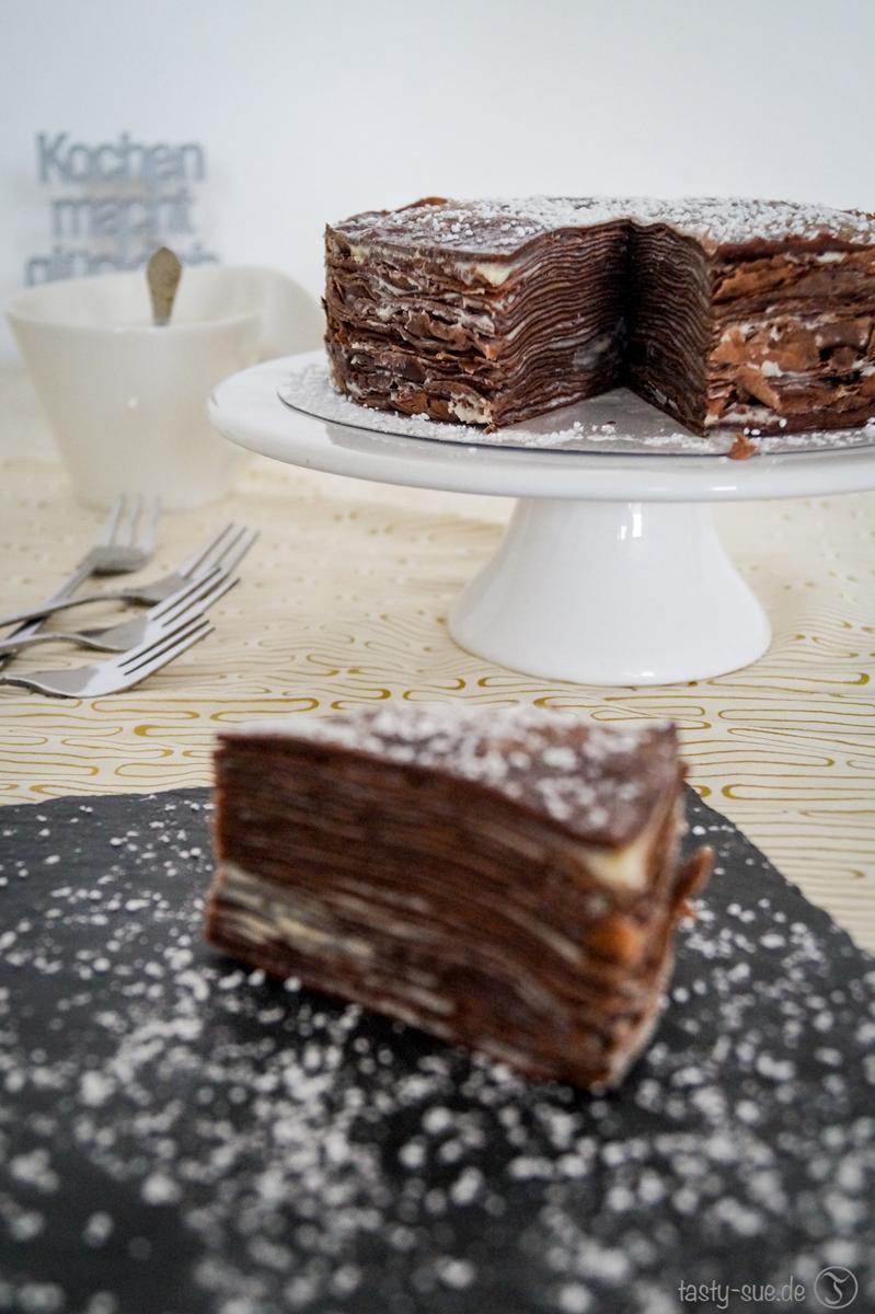Rezeptbild:  Crepe-Cake oder auch Pfannkuchen-Kuchen