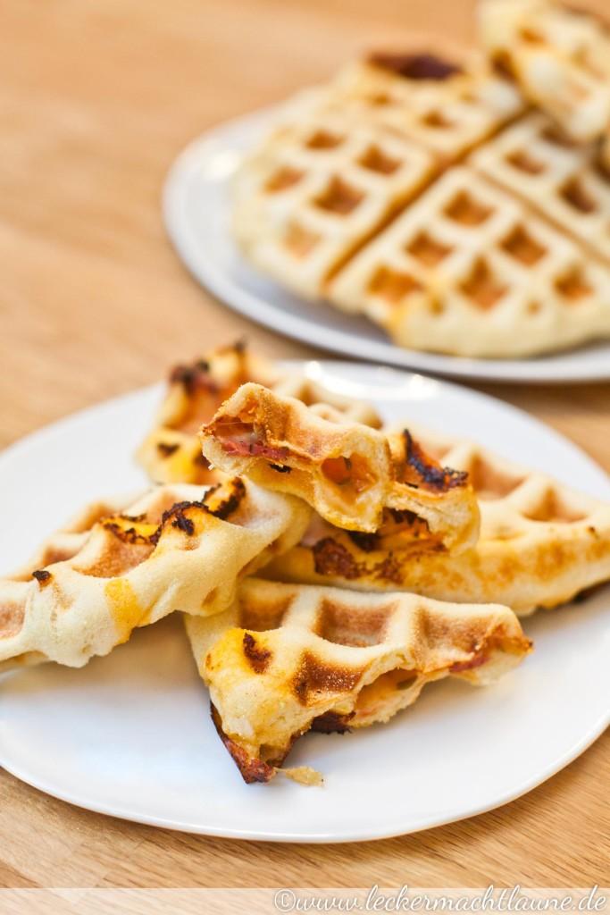Rezeptbild: Calzone-Waffeln