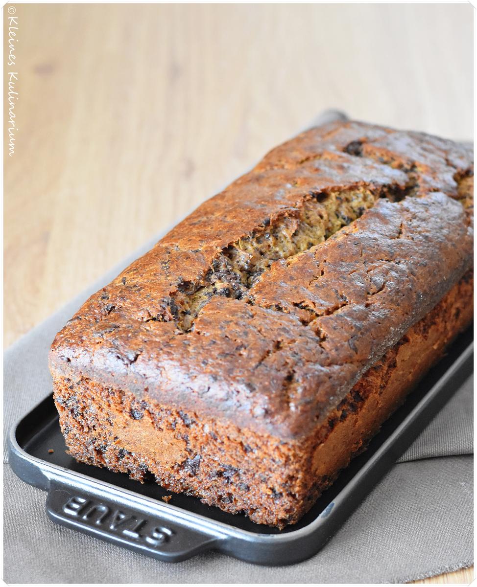 Rezeptbild: Banana Bread mit Schokolade