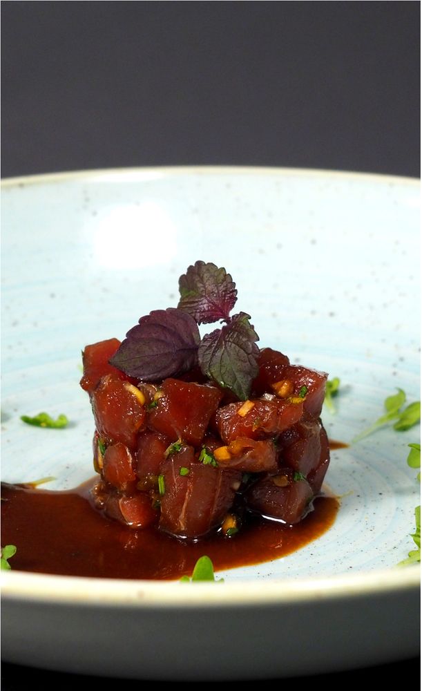 Rezeptbild: Thunfisch-Tartar, asiatisch mariniert