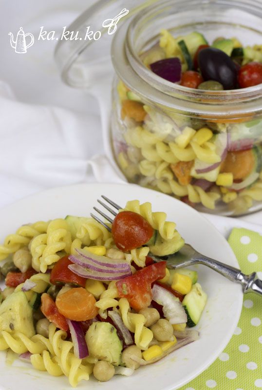 Rezeptbild: Veggie-Nudelsalat mit allem