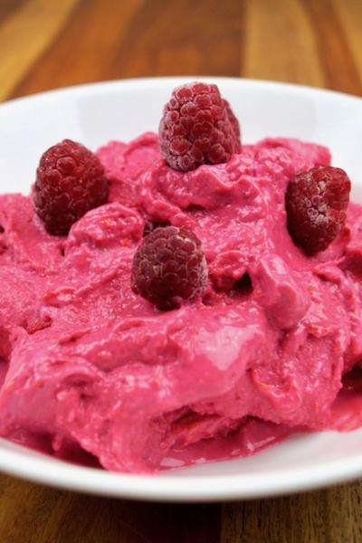 Rezeptbild: Protein Waldfrucht Eis