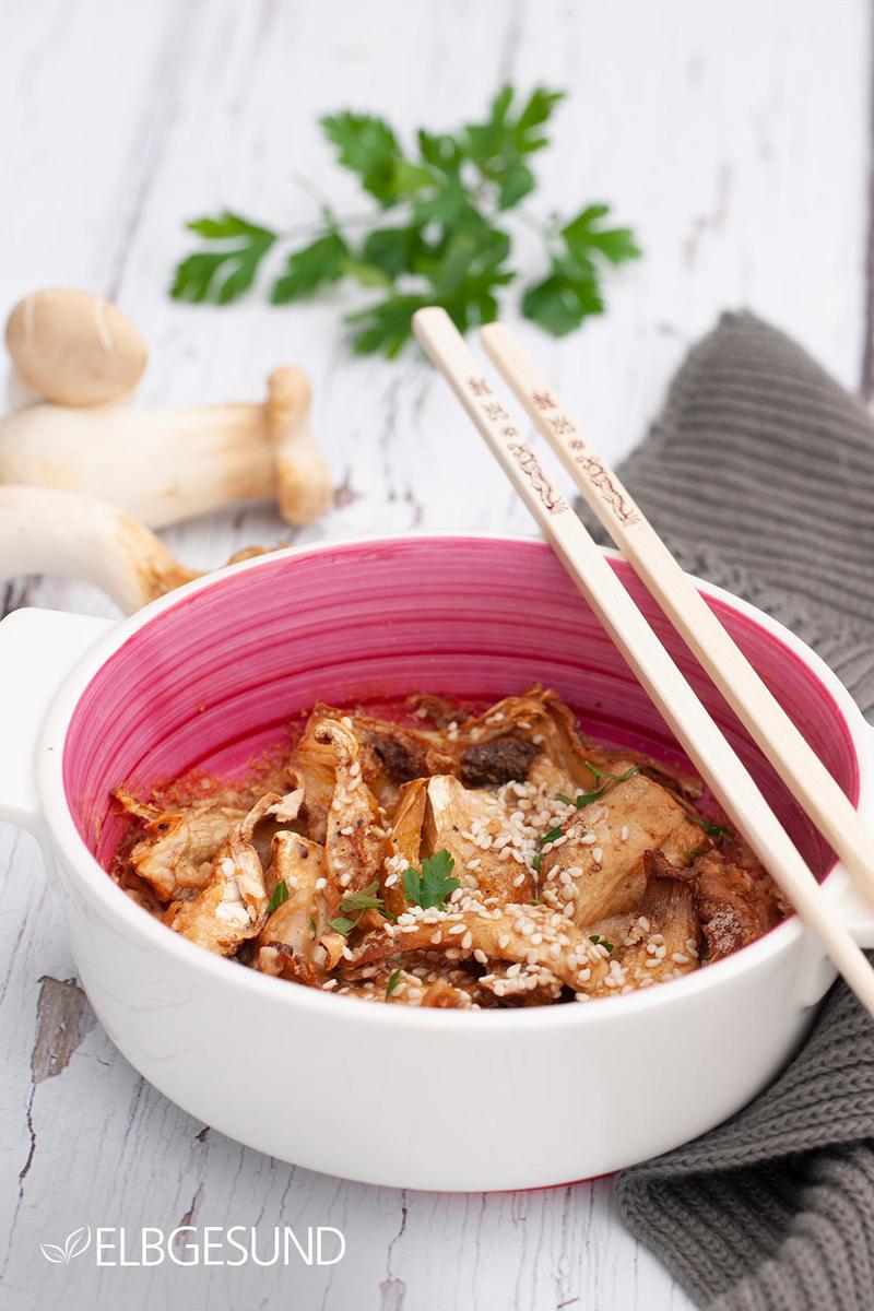 Rezeptbild: Pulled Mushrooms – einfach nur genial!!