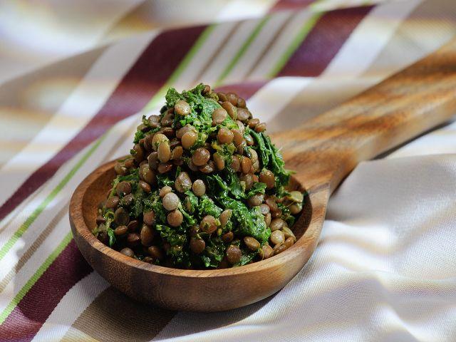Rezeptbild: Grünkohl mit Linsen