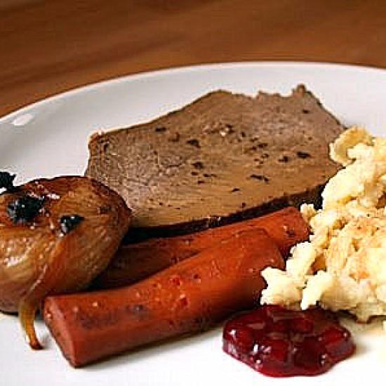 Rezeptbild: Sauerbraten mit Spätzle