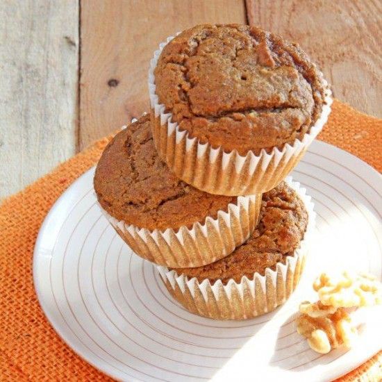 Rezeptbild: Chia Kuerbis Muffins