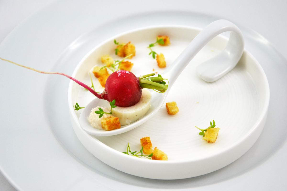 Rezeptbild: Radieschen I Forelle I Buttermilch