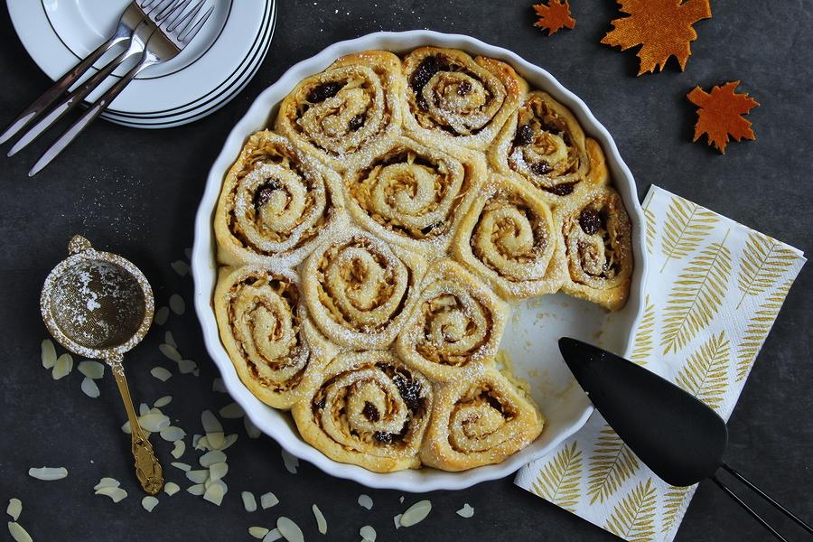 Rezeptbild: Apfel-Zimt-Schnecken