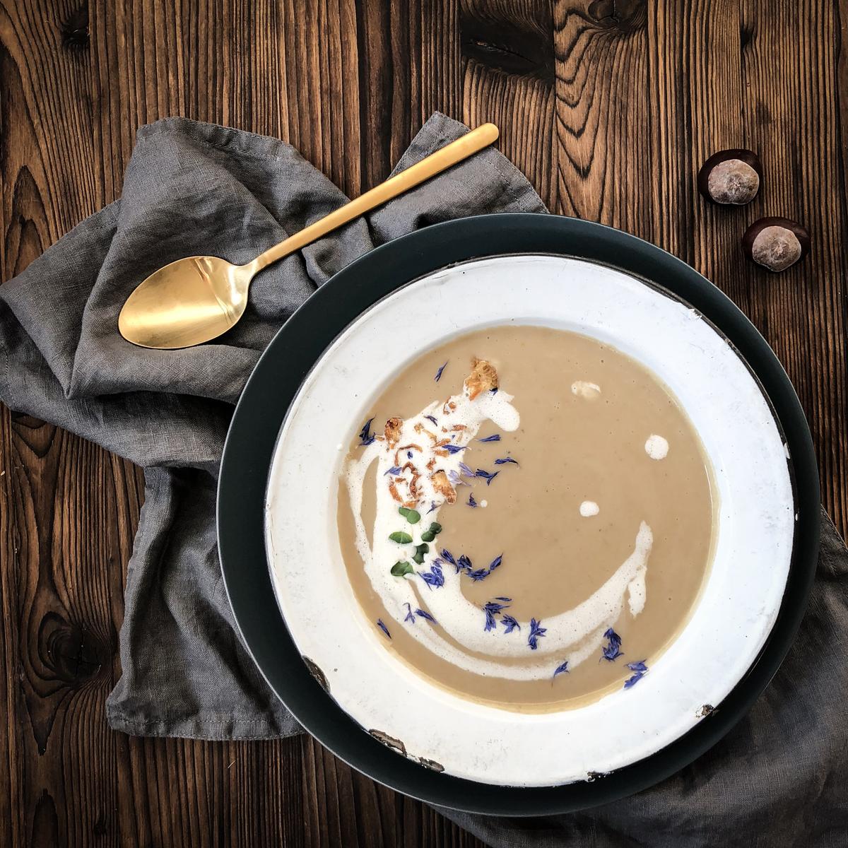 Rezeptbild: SCHNELLE MARRONISUPPE
