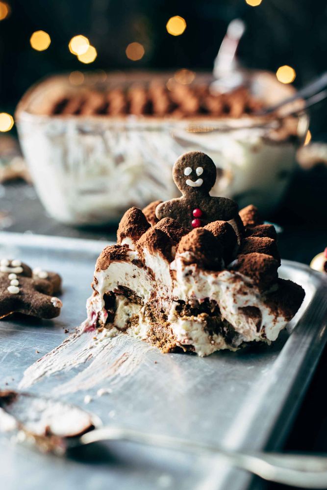 Rezeptbild: EGGNOG GINGERBREAD TIRAMISU