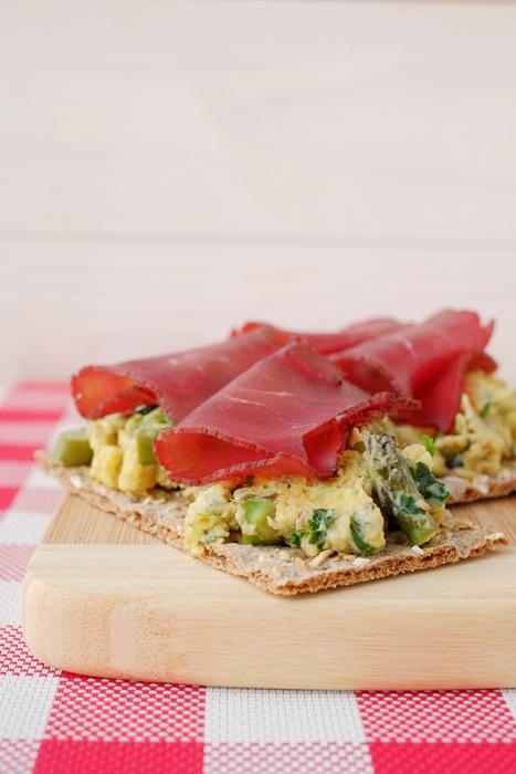 Rezeptbild: Spargelrührei