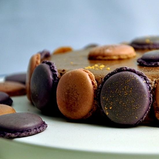 Rezeptbild: Mocca-Macarons-Torte