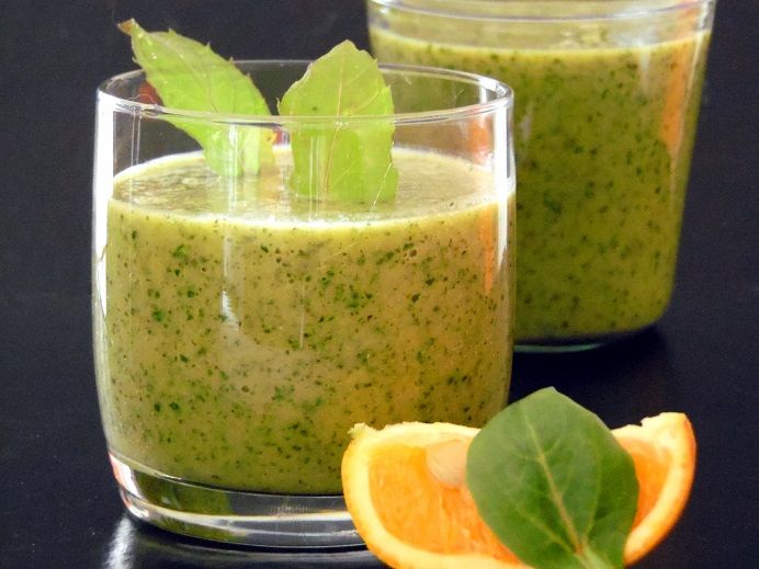 Rezeptbild: Bananen Smoothie in grün