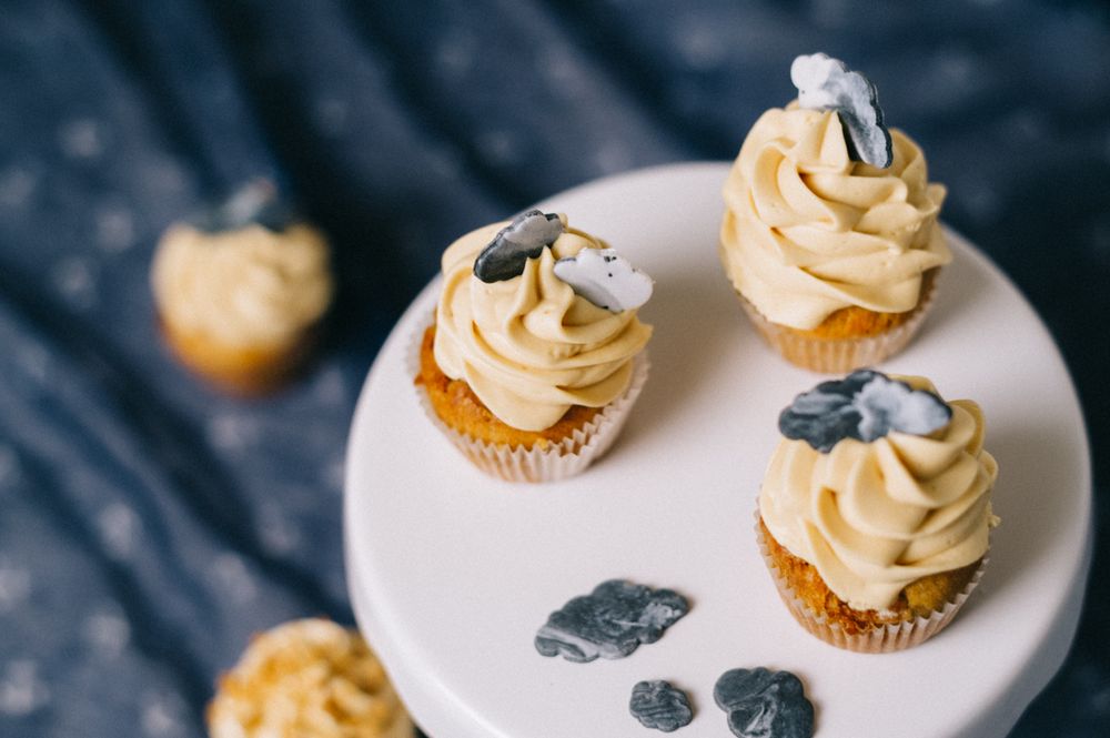 Rezeptbild: KARAMELL - ERDNUSS - CUPCAKES
