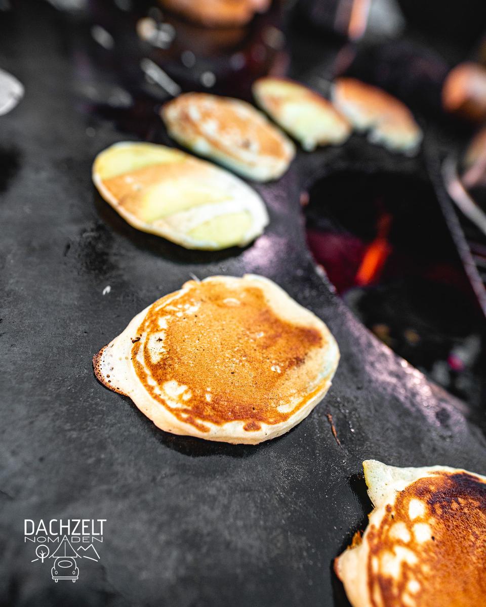 Rezeptbild: Pancakes von der Feuertonne