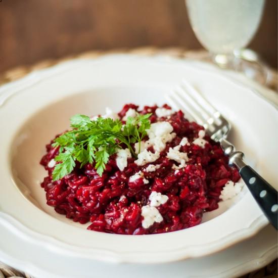 Rezeptbild: Rote Beete Risotto