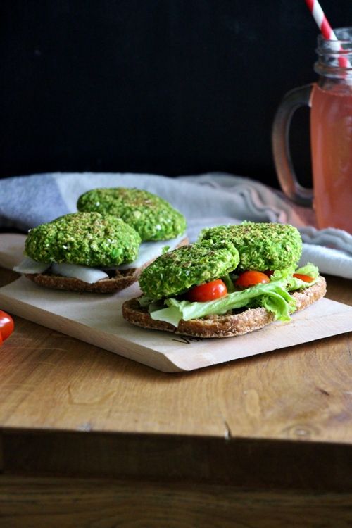 Rezeptbild: Erbsen - Haferflocken - Patties