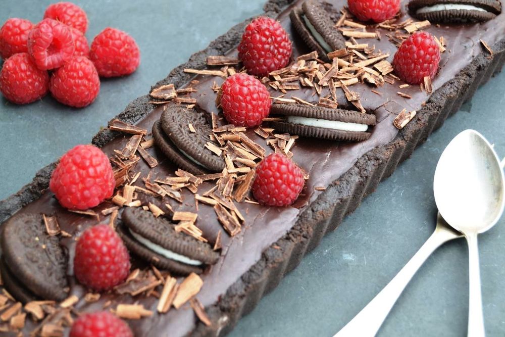 Rezeptbild: Oreo Tarte mit Dulce de Leche