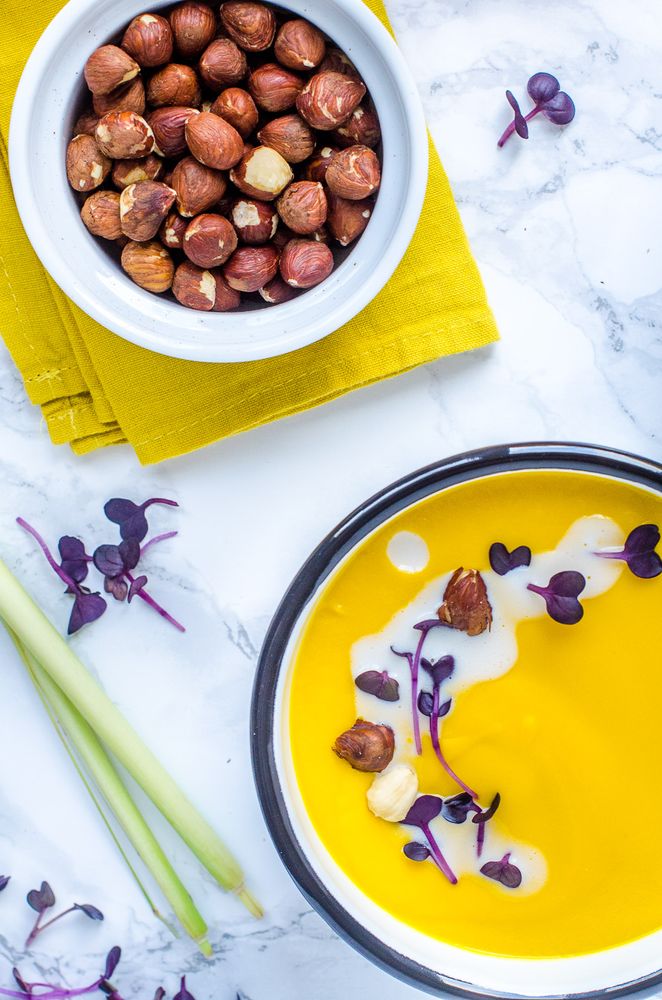 Rezeptbild: Möhrensuppe mit gelber Bete