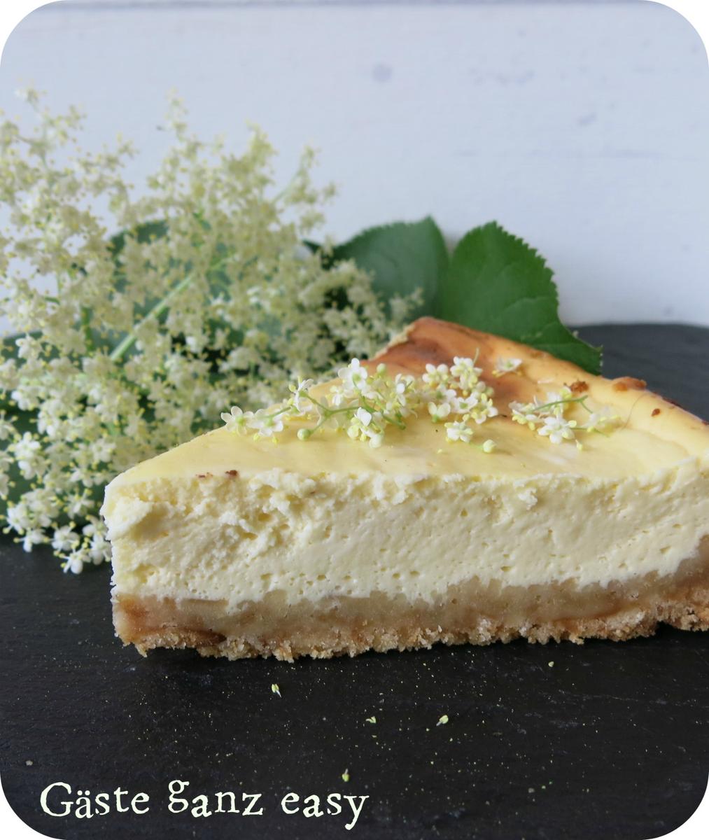 Rezeptbild: Holunderblüten-Cheesecake