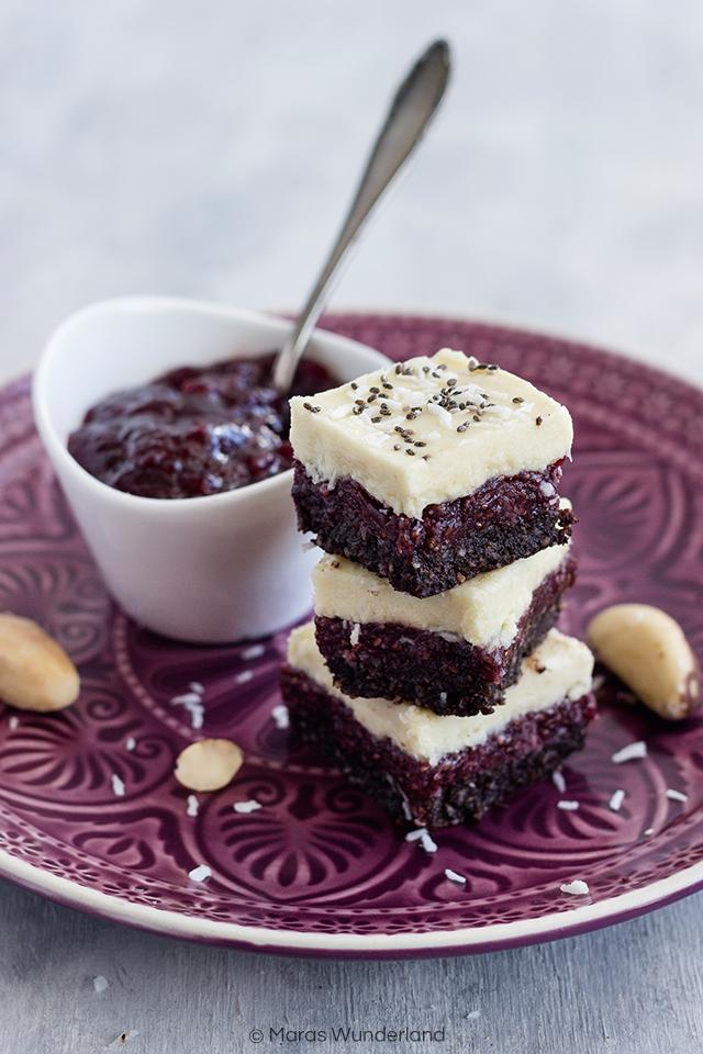 Rezeptbild: Gesunde Kirsch-Kokos-Riegel