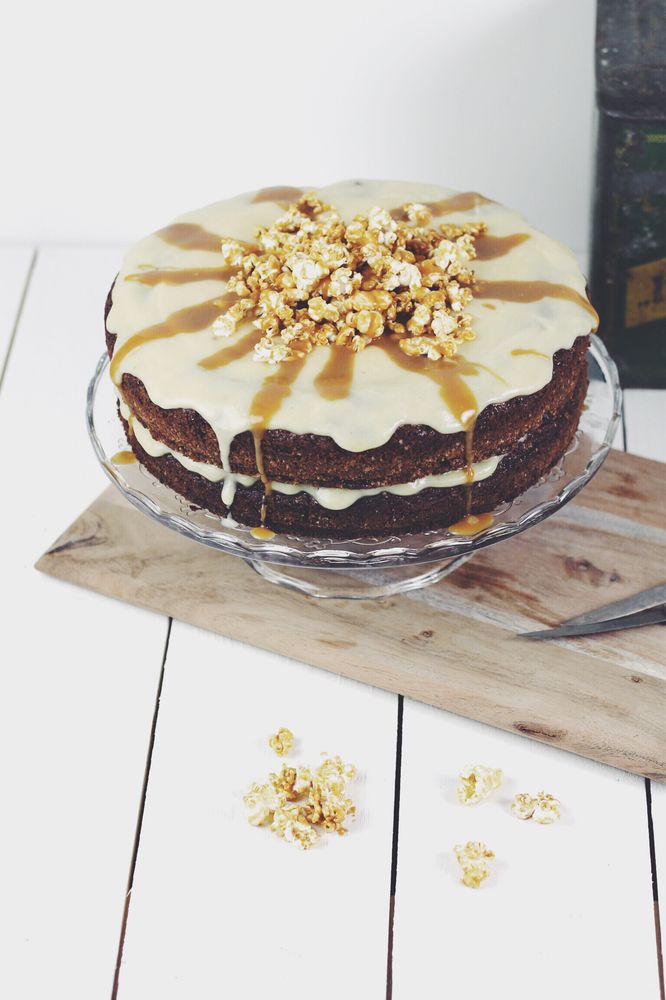 Rezeptbild: Karamell-Popcorn Torte