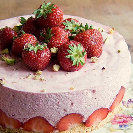 Rezeptbild: Erdbeer-Quark-Törtchen