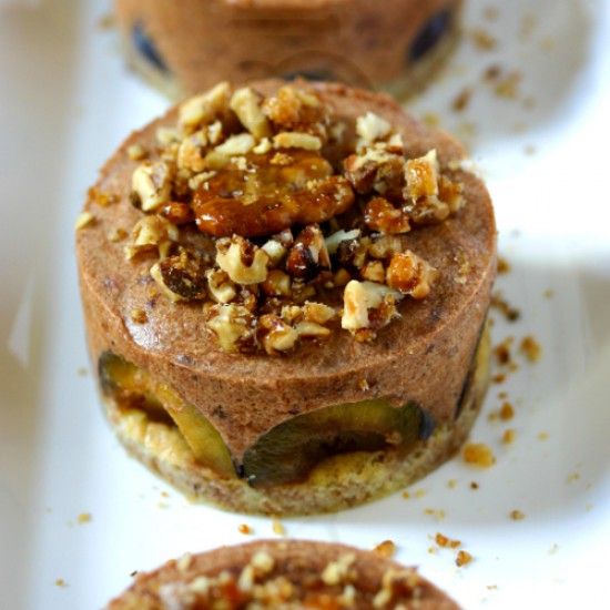 Rezeptbild: Pflaume-Walnuss-Törtchen
