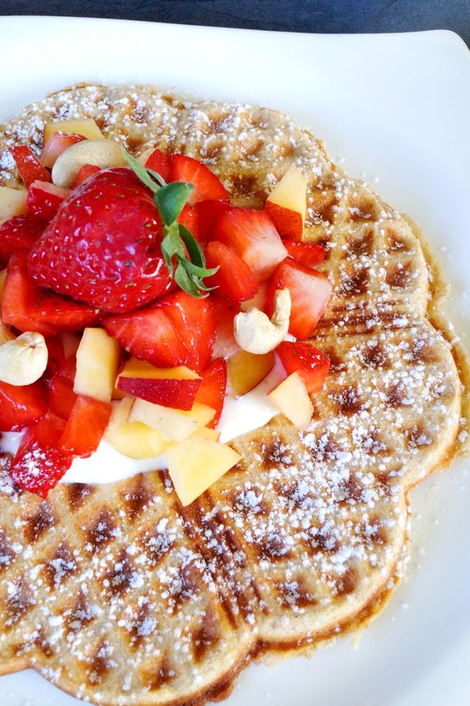 Rezeptbild: Dinkel Vanille Waffel 