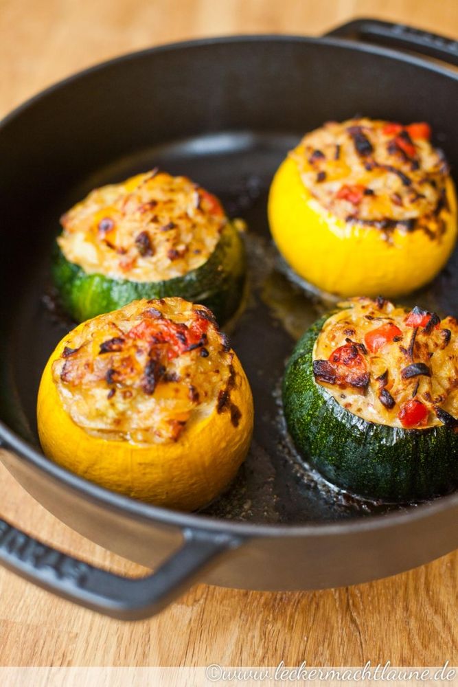 Rezeptbild: Gefüllte Ofen-Zucchini