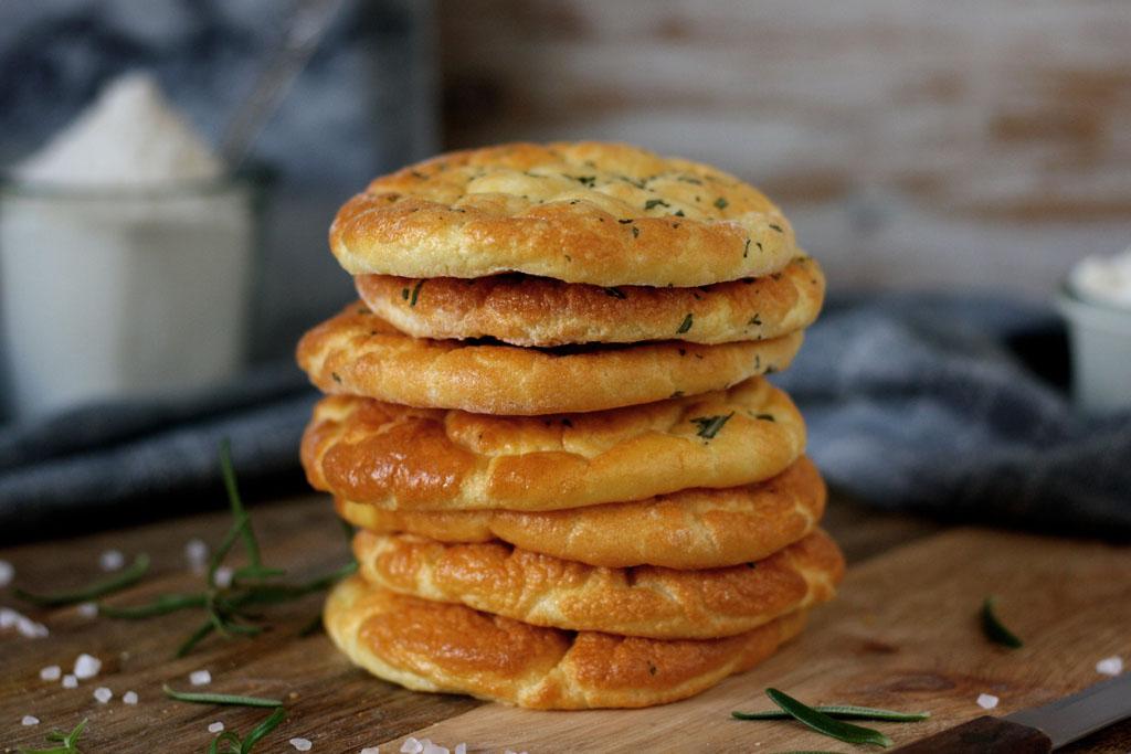 Rezeptbild: Engelsbrot mit Meersalz & Rosmarin