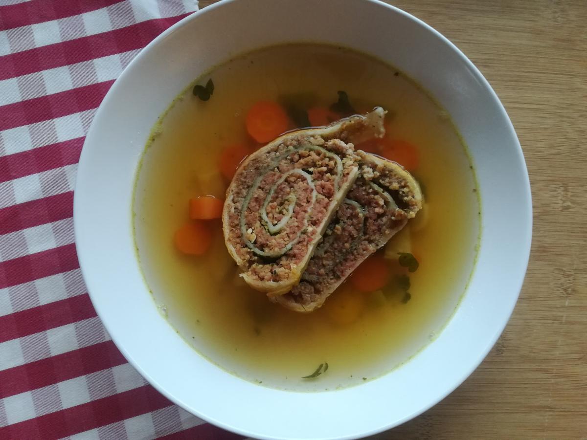 Rezeptbild: Fleischstrudelsuppe