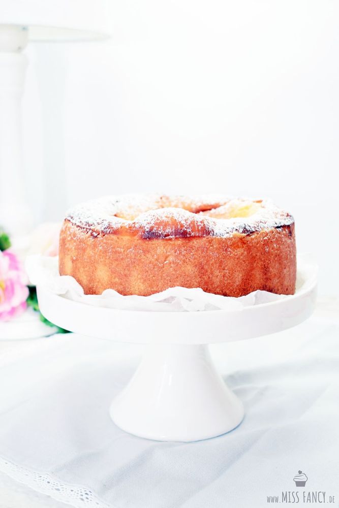 Rezeptbild: Kleiner Quarkkuchen mit einem Touch Orange