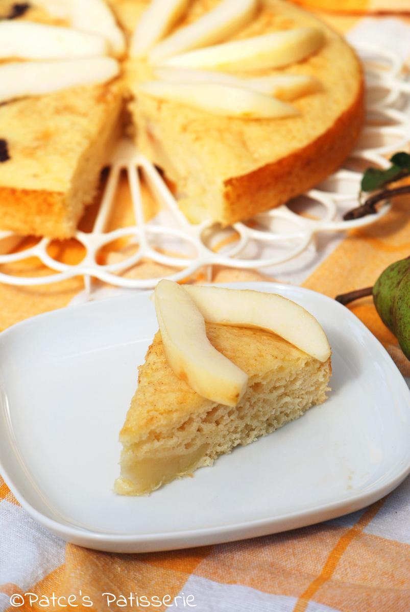 Rezeptbild: Birnen-Buttermilchkuchen ohne Butter  {Die schnelle Alternative zum Hefekuchen}