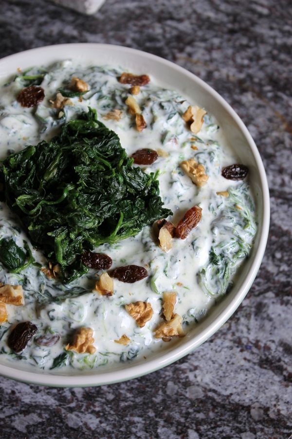 Rezeptbild: Persischer Knusperreis und Borani