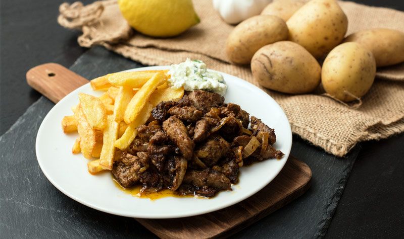 Rezeptbild: Gyros-Teller