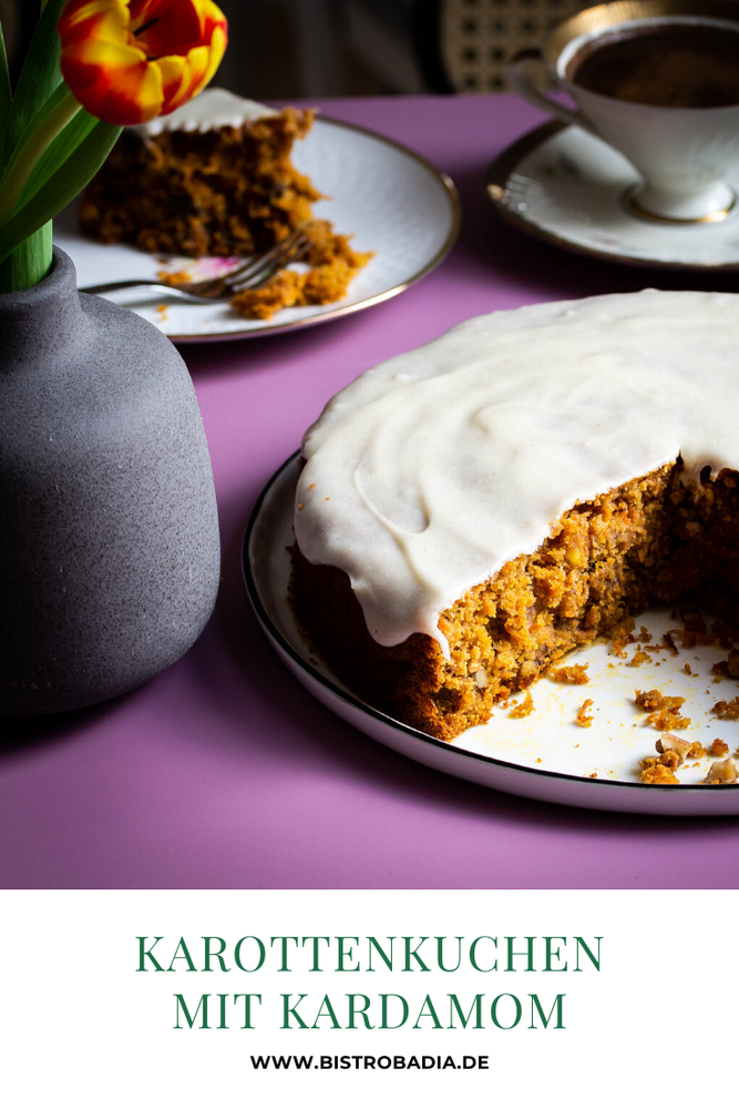 Rezeptbild: Karottenkuchen mit Kardamom