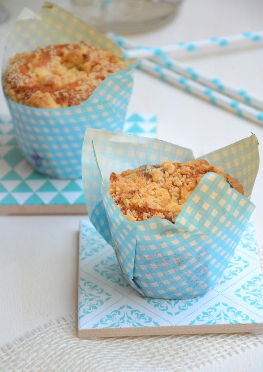 Rezeptbild: Himbeer-Crumble-Muffins