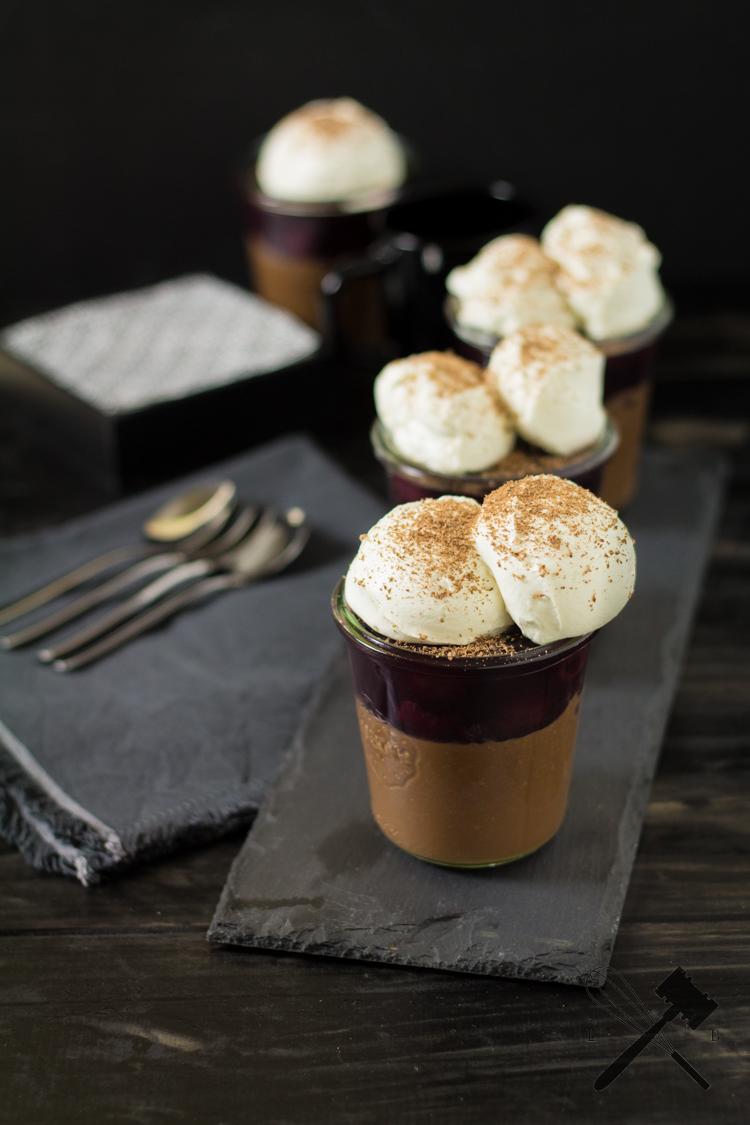 Rezeptbild: Schwarzwälder Kirsch Pots de Crème