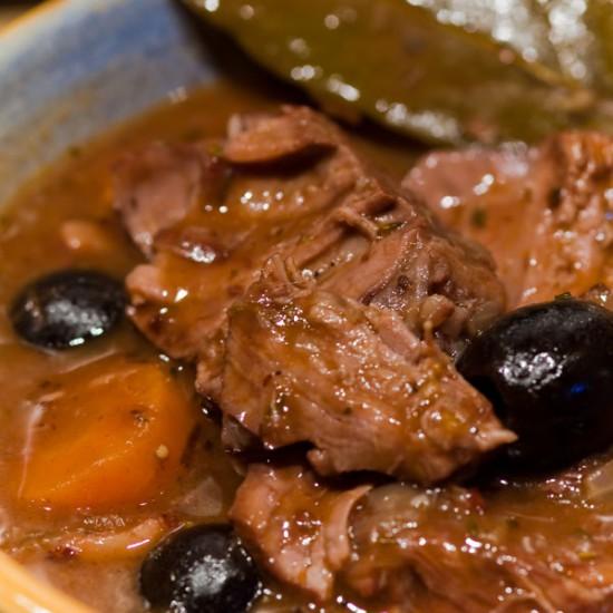 Rezeptbild: Daube de boeuf à la provençale