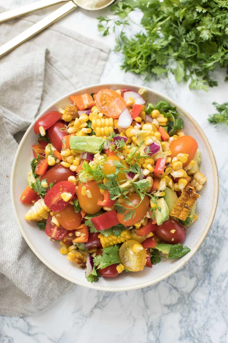 Rezeptbild: Tomaten-Avocado-Maissalat