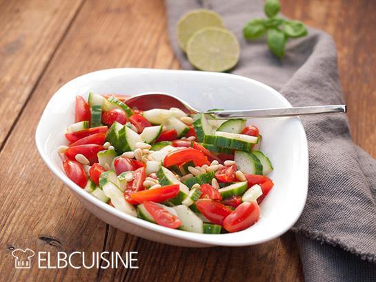 Rezeptbild: Phantastischer 3-Zutaten-Blitzsalat – prima für Gäste