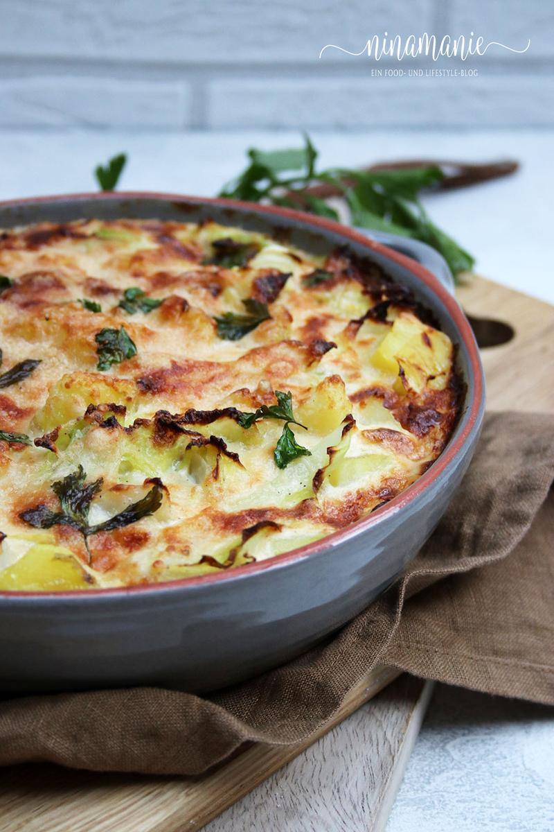 Rezeptbild: Kartoffel-Spitzkohl-Auflauf