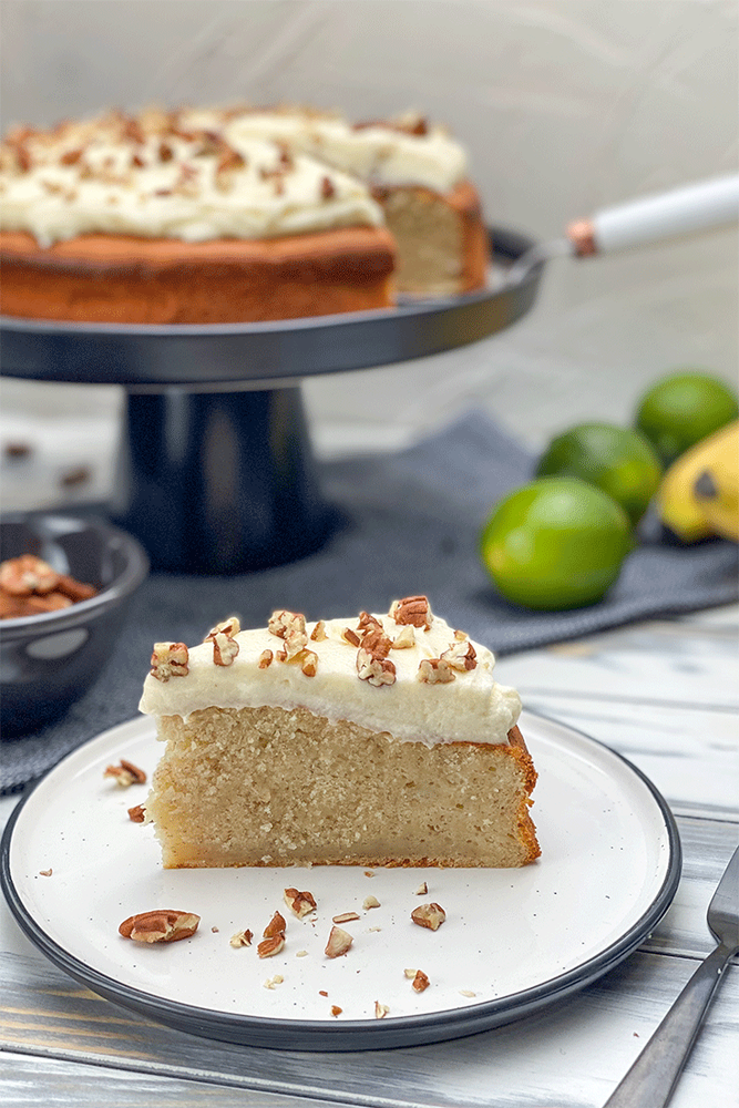 Rezeptbild: Banankage – Dänischer Bananenkuchen