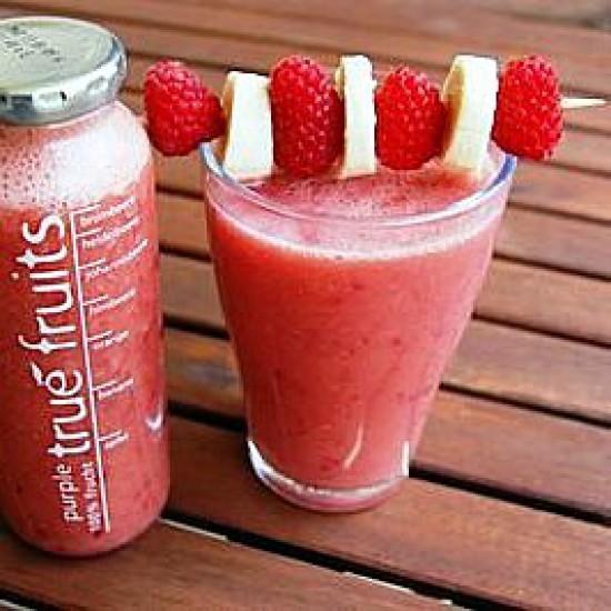 Rezeptbild: Himbeer-Bananen-Smoothie