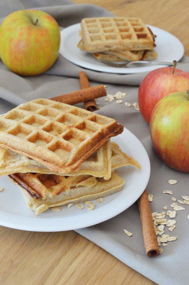 Rezeptbild: Apfel-Zimt-Waffeln