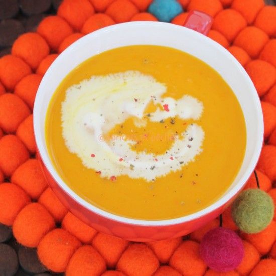 Rezeptbild: Kürbissüppchen